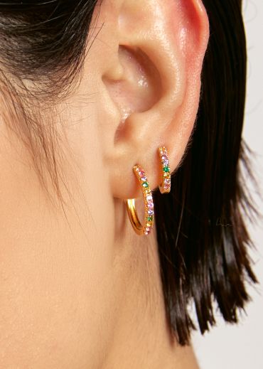 BOUCLES D'OREILLES - RAINBOW DELHI