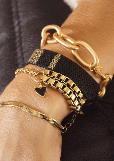 BRACELET - KILIM BLACK