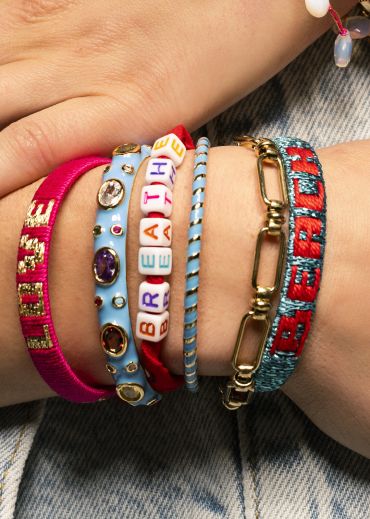 BRACELET - BLUE CANDY STONE