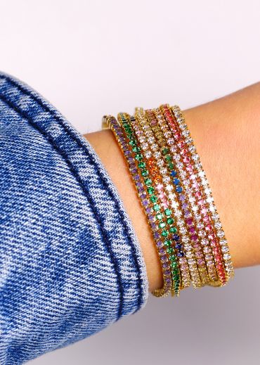 BRACELET - PURPLE TENNIS