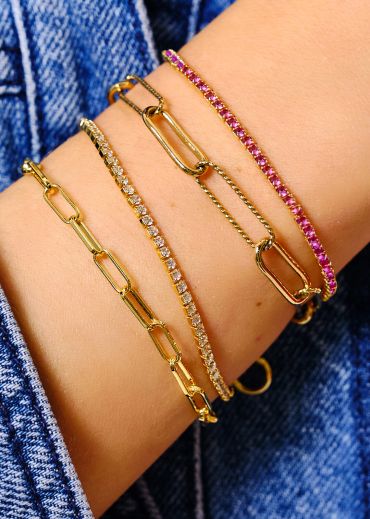 BRACELET - FUCHSIA TENNIS