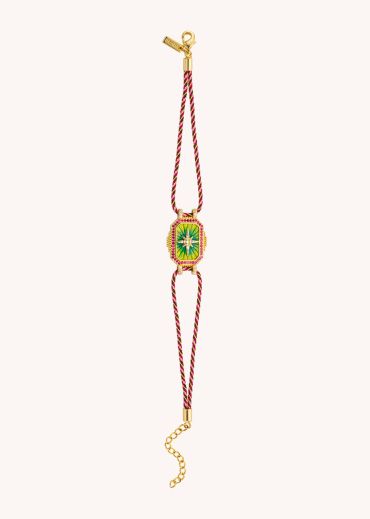 BRACELET - GREEN DIWALI BOHEME