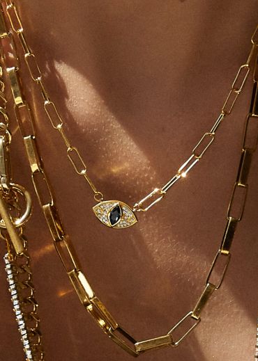 COLLIER - BLACK OJO