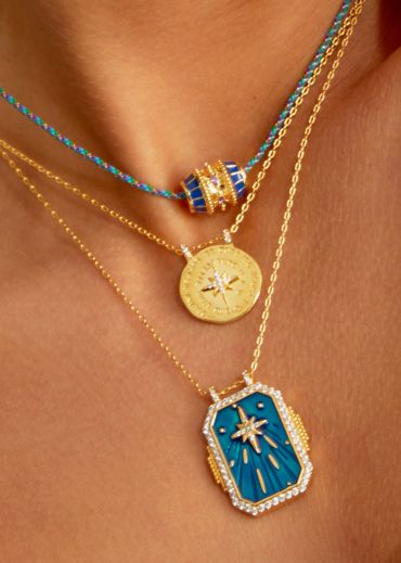 COLLIER - BLUE TALISMAN