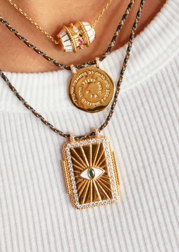 COLLIER - WHITE TALISMAN