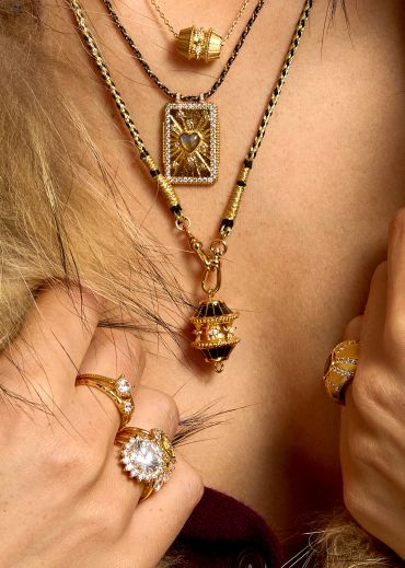 COLLIER - SHINY BIG TALISMAN