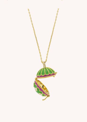 COLLIER - GREEN FUCHSIA PROTECTION
