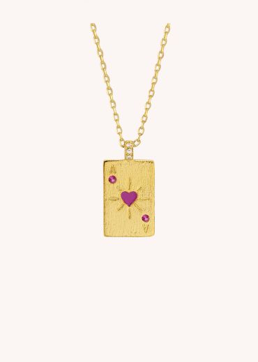 COLLIER - ACE OF HEART