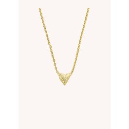 golden NECKLACE HAMMERED HEART MYA BAY Jewels MYA BAY