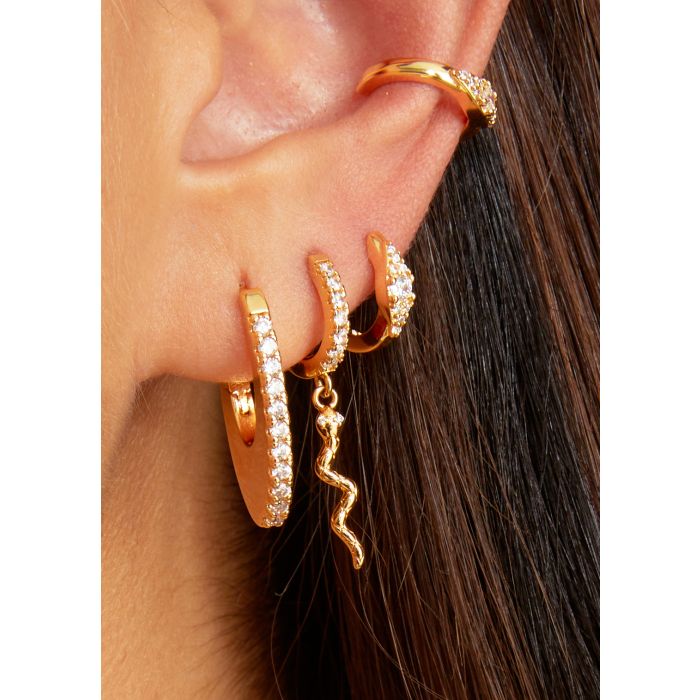 Little snake earrings sales