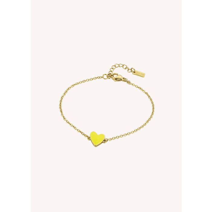 Yellow hot sale heart bracelet