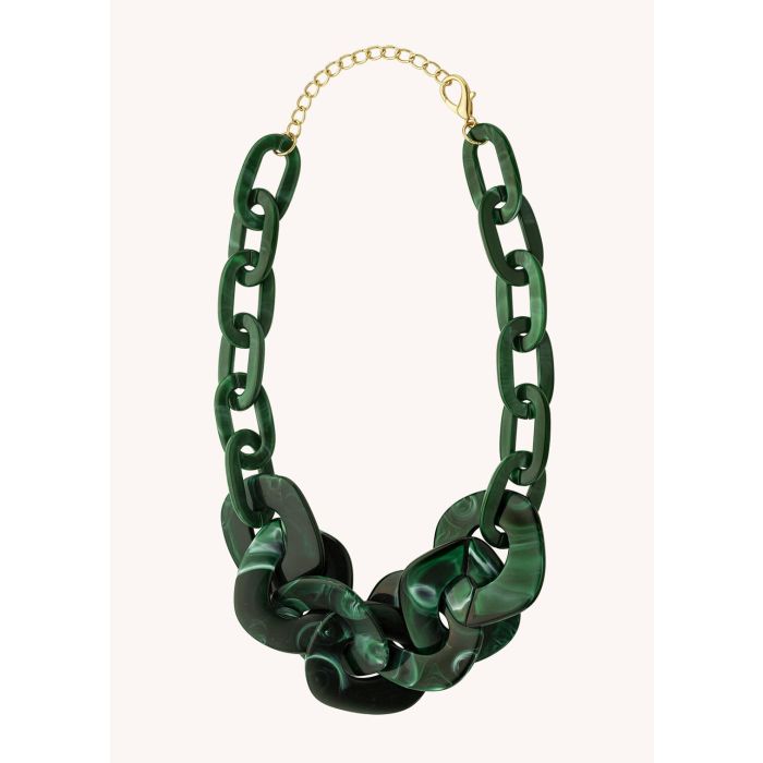 Amazon.com: Green Chunky Necklace