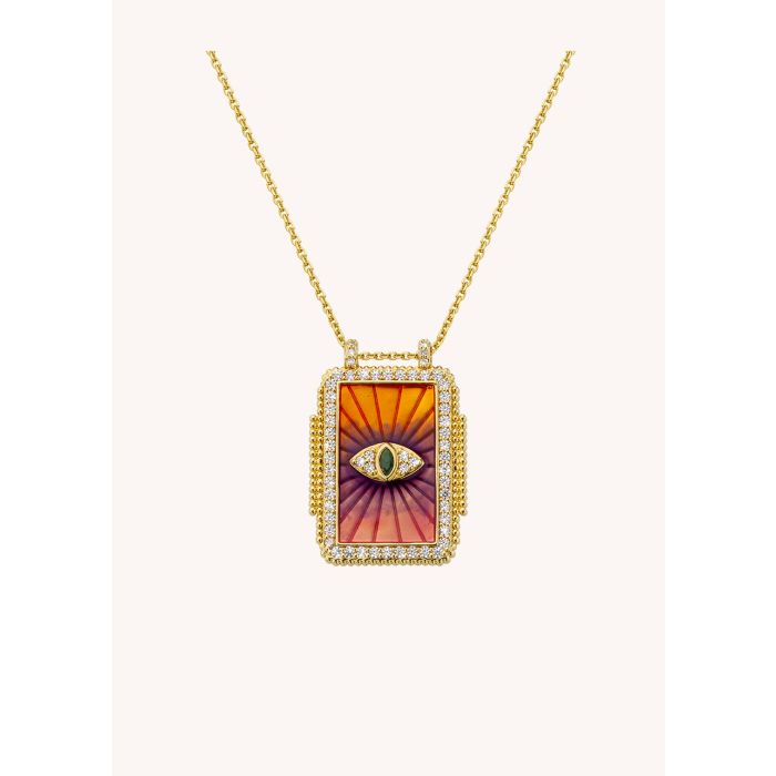 teardrop plate necklace | IRIEBEACH