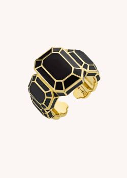 BAGUE - BLACK BIG DIAMOND