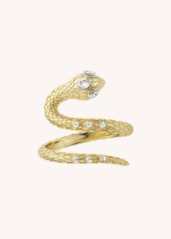 BAGUE - WHITE SNAKE