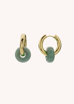 BOUCLES D'OREILLES - GREEN DONUT
