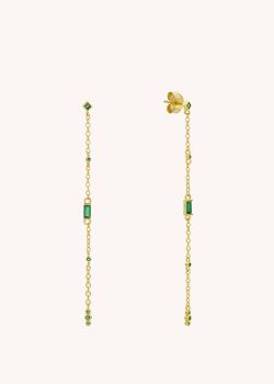 BOUCLES D'OREILLES - GREEN MADISON