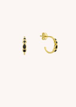 BOUCLES D'OREILLES - BLACK KOBE