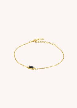 BRACELET - BLACK BAGUETTE