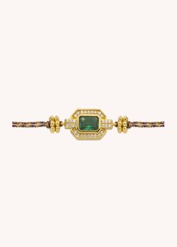 BRACELET - GREEN SHINY ART DECO