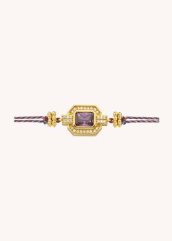BRACELET - AMETHISTE SHINY ART DECO