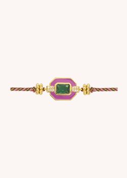 BRACELET - PURPLE ART DECO