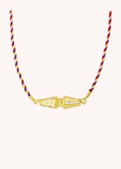 COLLIER - BICONE ROPE