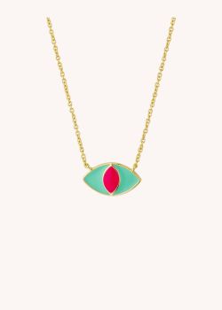 NECKLACE - LIMITED EDITION - RAINBOW GREEN TURQUOISE OJO