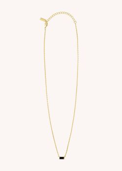 COLLIER - BLACK BAGUETTE