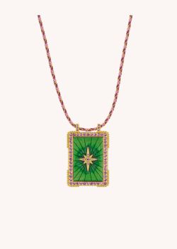 COLLIER - GREEN DIWALI BOHEME