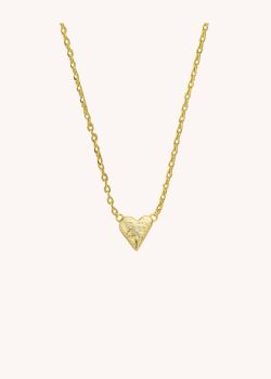NECKLACE - HAMMERED HEART