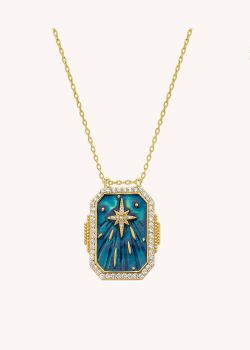 NECKLACE - BLUE DIWALI BOHEME