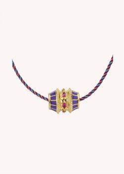 COLLIER - PURPLE TALISMAN