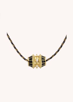 COLLIER - BLACK TALISMAN