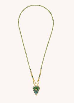 COLLIER - BLUE RAINBOW DIWALI WARRIOR