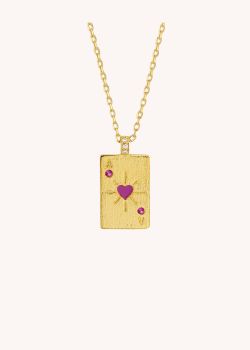 COLLIER - ACE OF HEART