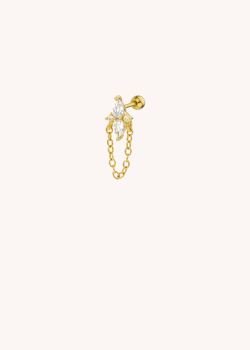 PIERCING - DUAL MARQUISE CHAIN